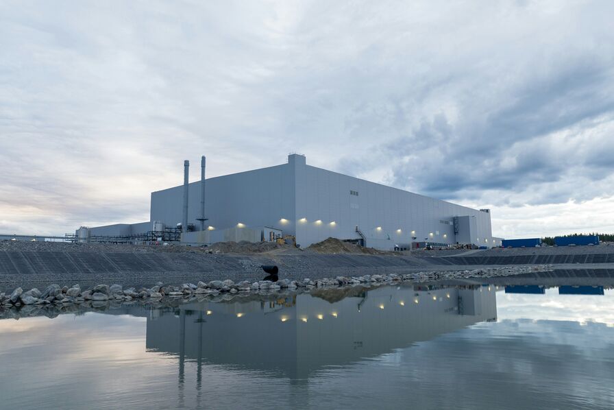 Usine de batteries électriques